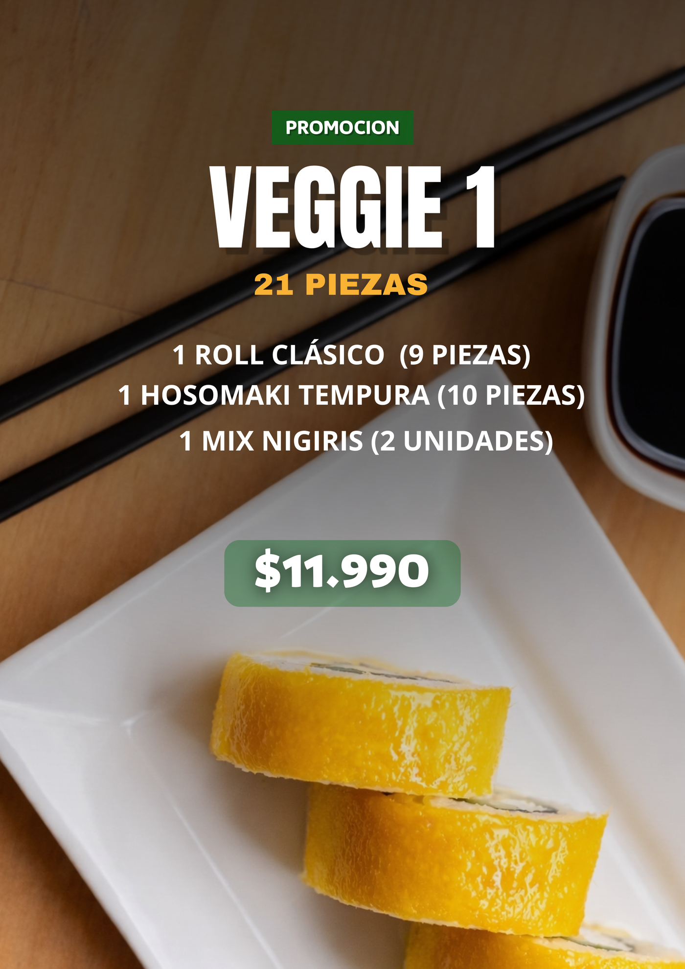 Veggie 1 (21 piezas)