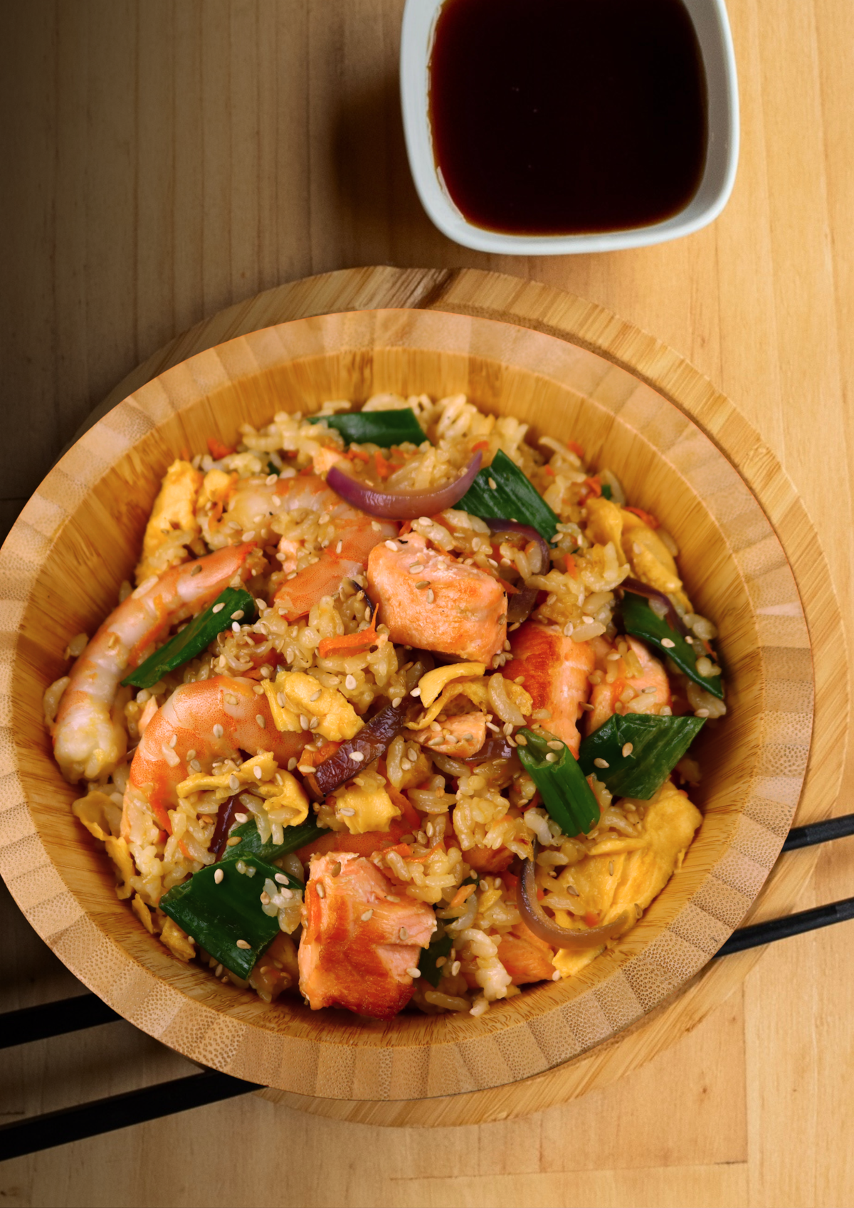 Yakimeshi Ebi Sake